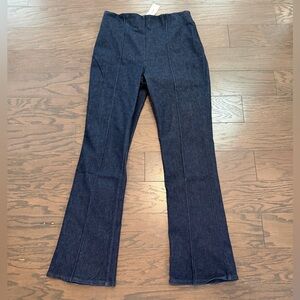 Spanx Demi Boot Cut High Rise Tummy Control Indigo Stretch Jean Tall Size XL NWT